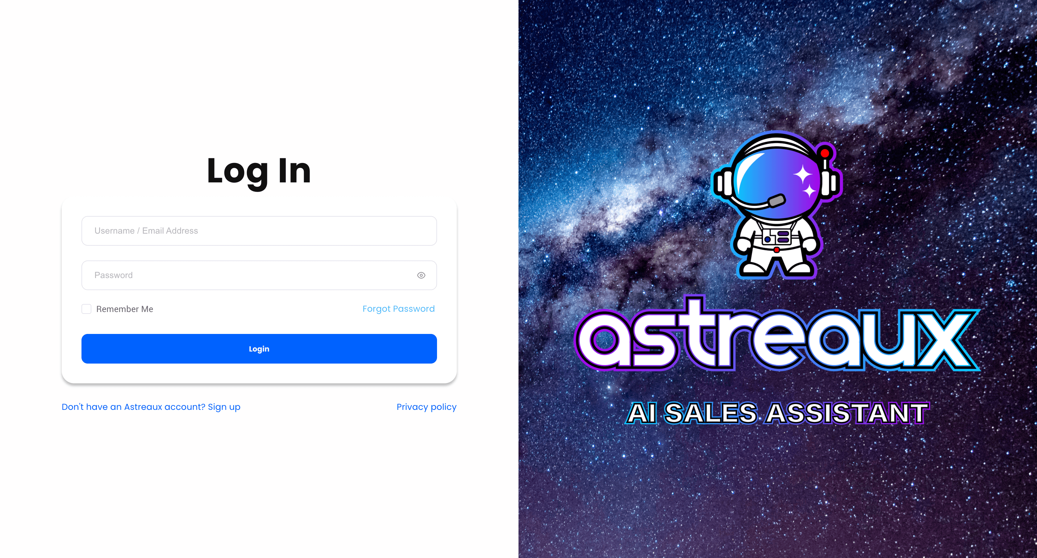 Astreaux.ai - Screenshot 1